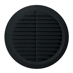 Ventilacijska rešetka Awenta T36CZ 100-150mm crna