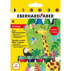 Voštane pastele 6/1 Dvostrane Eberhard Faber Colori