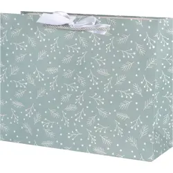 Vrećica L božićna ekskluziv horiz UV mašna 33x12x26cm 77667 P12/120