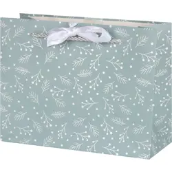 Vrećica M božićna ekskluziv horiz UV mašna 23x10x18 cm 77666 P12/240