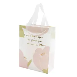 Vrećica ukrasna Spree art.75941, 19 x 8,5 x 25 cm, mat, PP, Flowers