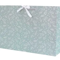 Vrećica XL božićna ekskluziv horiz UV mašna 45x10x33cm 77668 P12/120