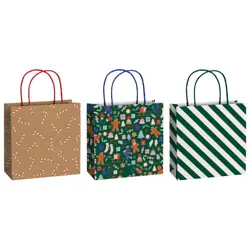 Vrećice ukrasne 20x20x8cm novogodišnje Stewo 5237 99 sortirano