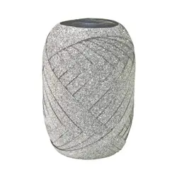 Vrpca jaje 10 m x 5 mm Srebrna glitter Herlitz