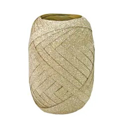 Vrpca jaje 10 m x 5 mm Zlatna glitter Herlitz