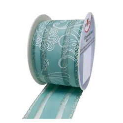 Vrpca kolut dimenzije 2m X 40 mm plavo sivo cvijeće Herlitz