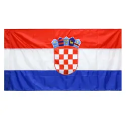 Zastava Republike Hrvatske 200x100 cm, bez resica, svila