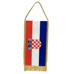Zastava Republike Hrvatske 24x12 cm, stolna, svila