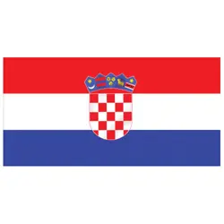 Zastava Republike Hrvatske 60x30 cm, bez resica, mesh