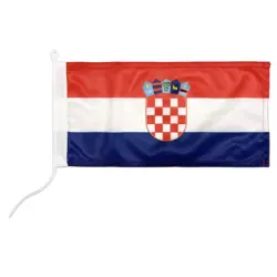 Zastava Republike Hrvatske 60x30 cm, brodska, mesh